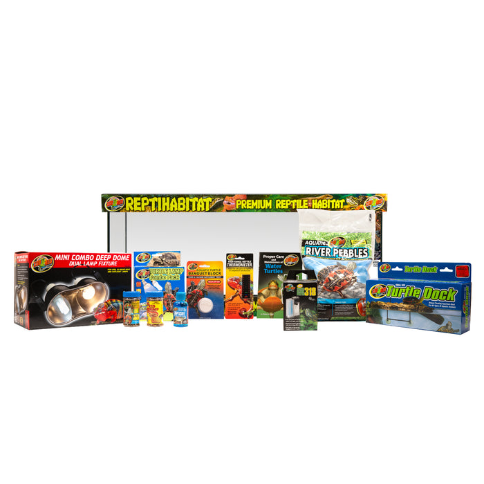 Zoo Med ReptiHabitat Aquatic Turtle Kit 20 gal.