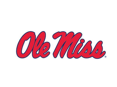 HuggleHounds NCAA Ole Miss (U. of Mississippi), Tony Land Shark Knottie® Plush Dog Toy