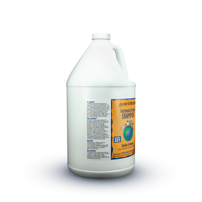 Earthbath Oatmeal & Aloe Shampoo, Vanilla & Almond 128oz