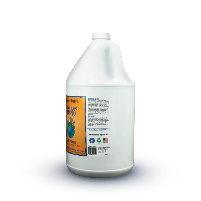 Earthbath Oatmeal & Aloe Shampoo, Vanilla & Almond 128oz