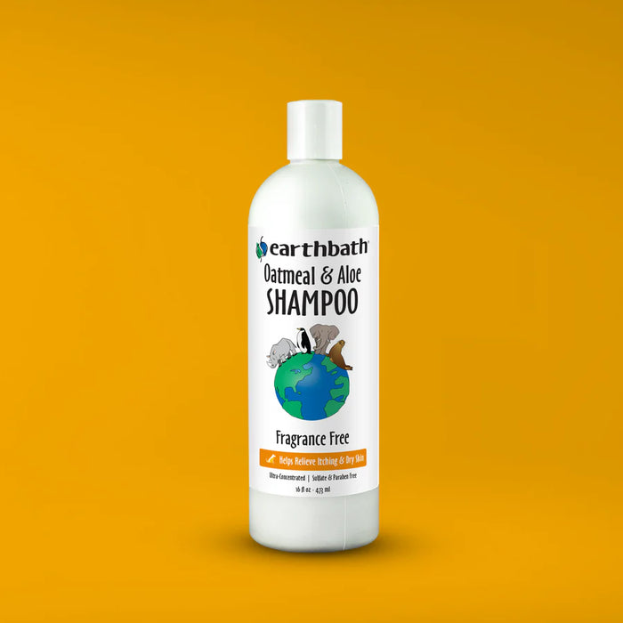 Earthbath Oatmeal & Aloe Shampoo, Fragrance Free 16oz