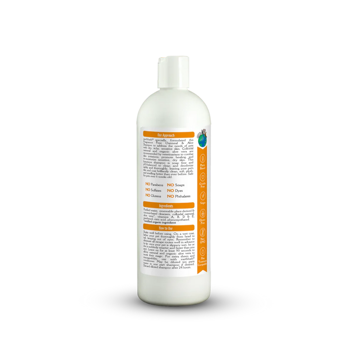 Earthbath Oatmeal & Aloe Shampoo, Fragrance Free 16oz