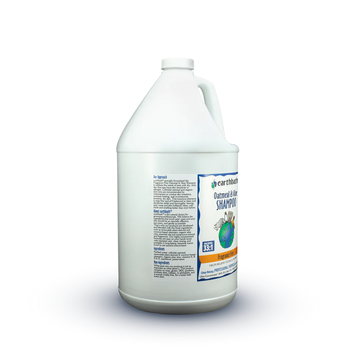 Earthbath Oatmeal & Aloe Shampoo, Fragrance Free 128oz