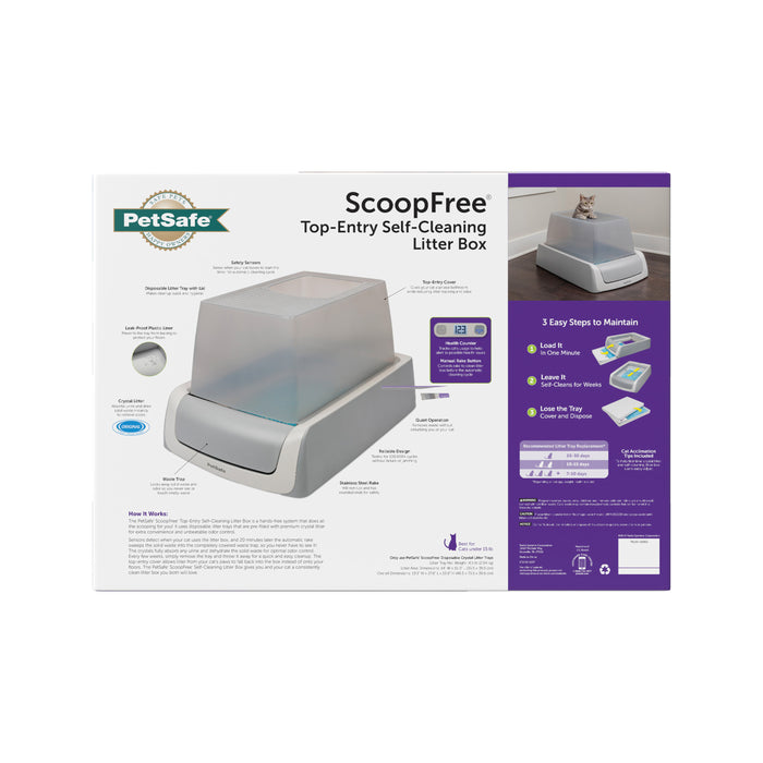 Petsafe ScoopFree Top Entry Self-Cleaning Litter Box 2nd Gen