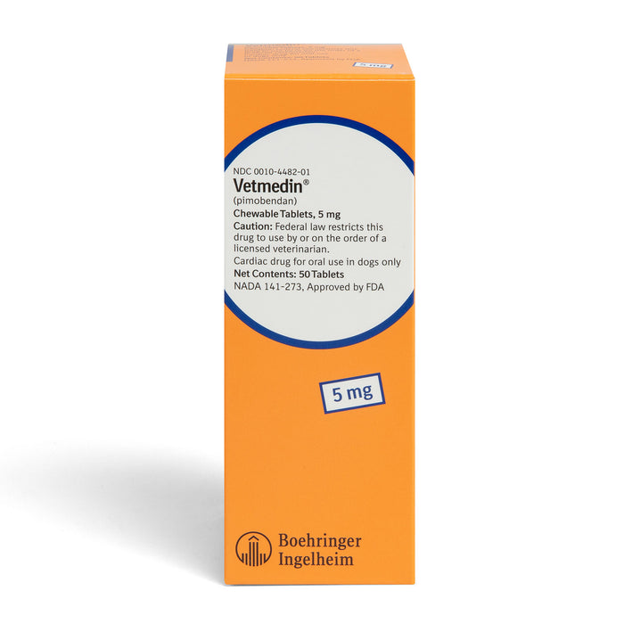 Rx Vetmedin, 5mg x 50 Chewable Tablets