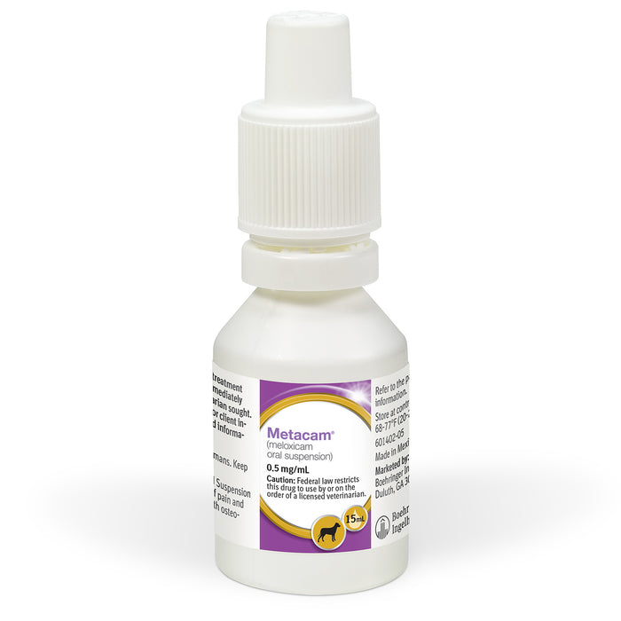 Rx Metacam Oral Susp, 0.5 mg/ml x 15 ml Bottle