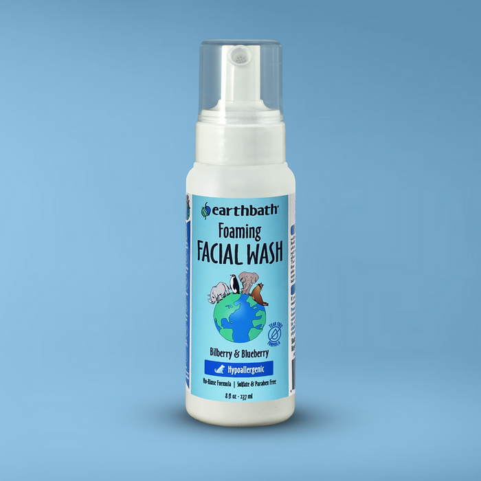 Earthbath Foaming Facial Wash Bilberry & Blueberry Scent 8oz