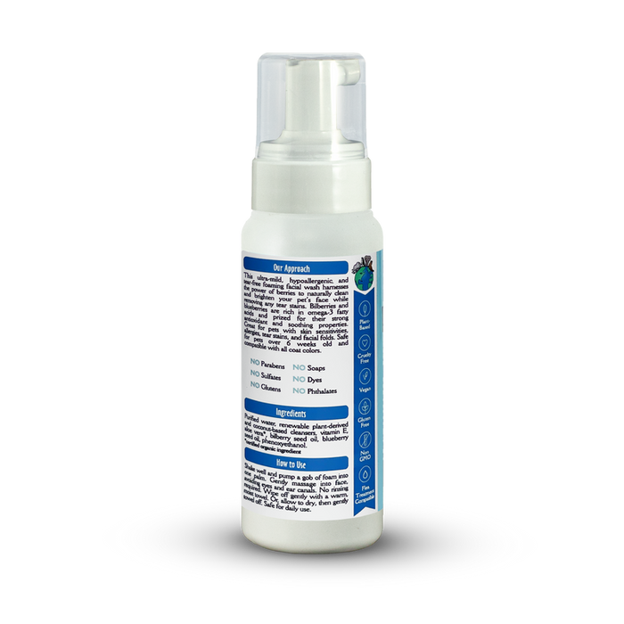 Earthbath Foaming Facial Wash Bilberry & Blueberry Scent 8oz