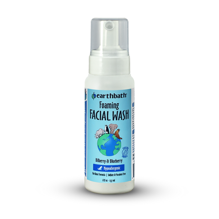 Earthbath Foaming Facial Wash Bilberry & Blueberry Scent 8oz