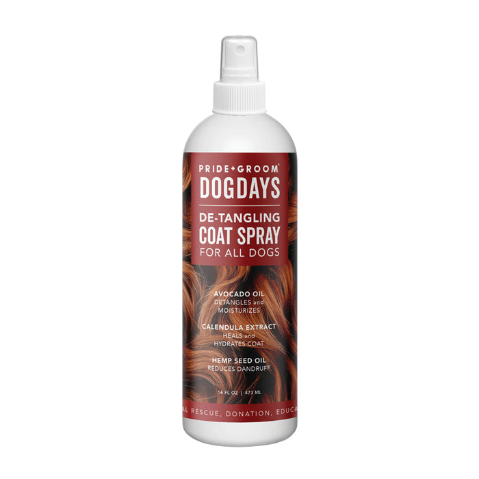 PRIDE+GROOM DOGDAYS Leave-In Detangling Spray — Hydrating, Frizz-Control Formula for All Coat Types - Image 4