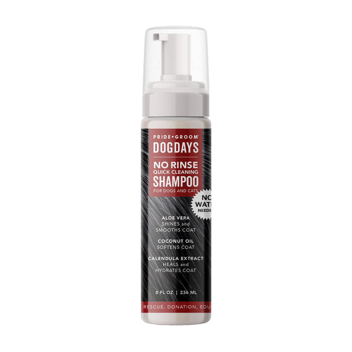PRIDE+GROOM DOGDAYS Waterless Foaming Shampoo for Dogs & Cats -—No-Rinse, Odor-Eliminating Cleanser - Image 4
