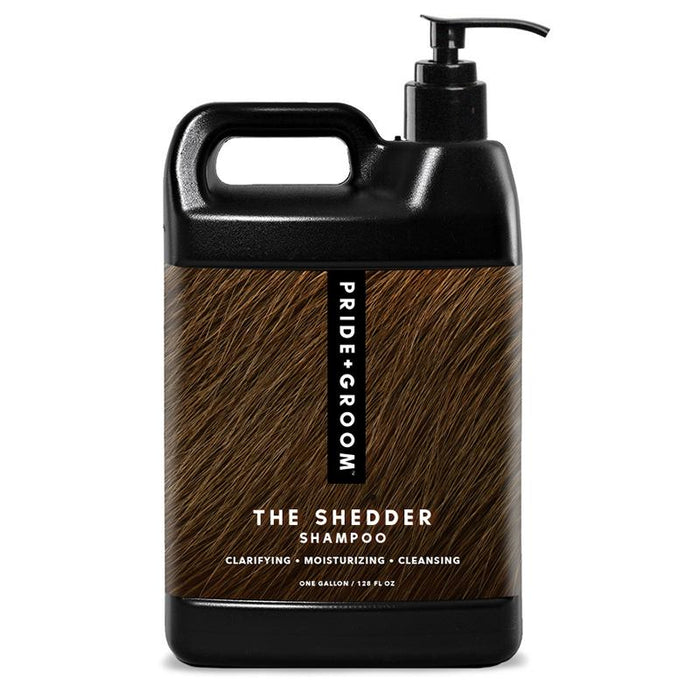 PRIDE+GROOM The Shedder Dog Shampoo — Natural, Moisturizing De-Shedding Shampoo