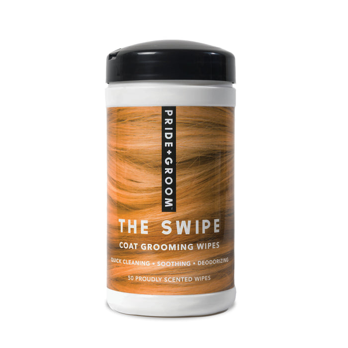 PRIDE+GROOM The Swipe Wet Pet Wipes — Alcohol-Free, Hypoallergenic Cleansing Wipes for Dogs & Cats