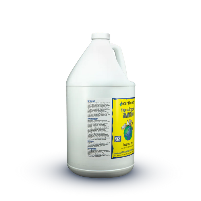 Earthbath Hypo-Allergenic Shampoo, Fragrance Free 128oz
