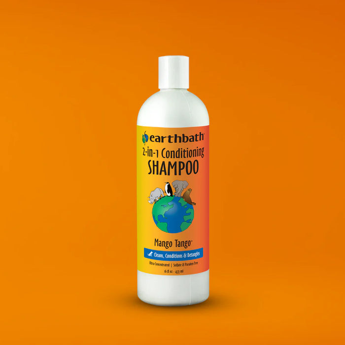 Earthbath 2-in-1 Conditioning Shampoo, Mango Tango 16oz