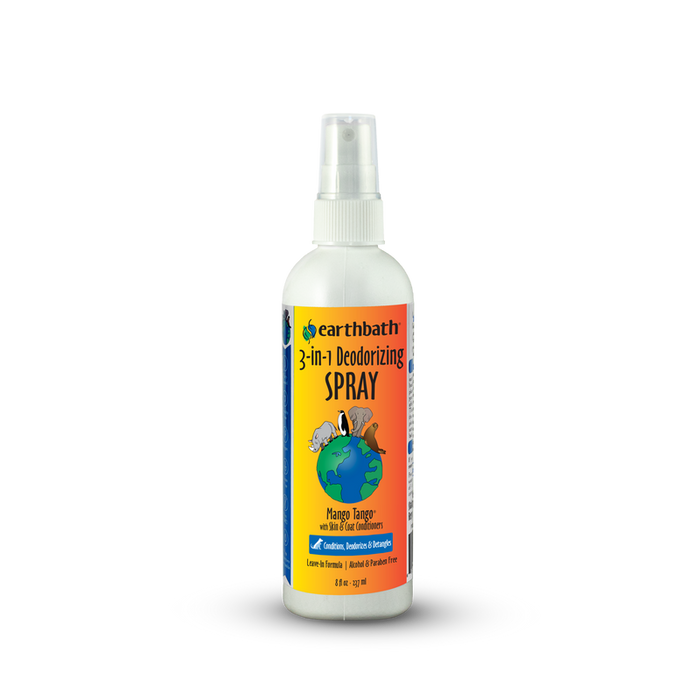 Earthbath 3-in-1 Deodorizing Spritz for Dogs, Mango Tango 8oz