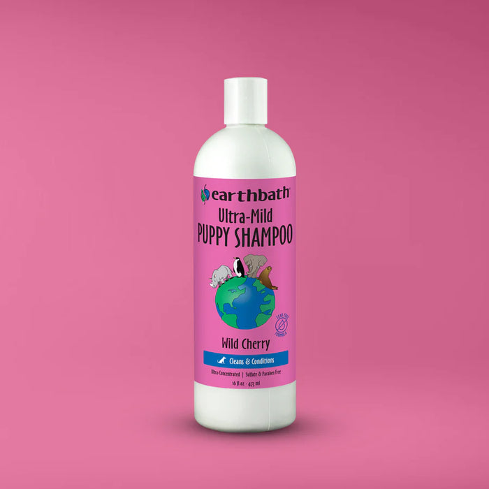 Earthbath Ultra-Mild Puppy Shampoo, Wild Cherry 16oz