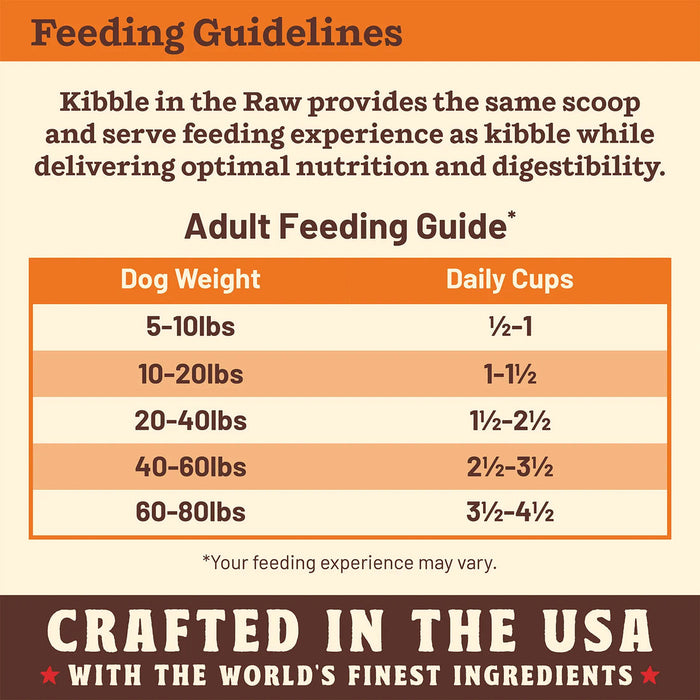 Primal Pet Foods - Primal Pet Foods Beef Recipe Kibble in the Raw Dog Food