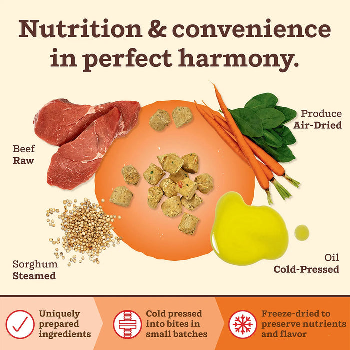 Primal Pet Foods - Primal Pet Foods Beef Recipe Kibble in the Raw Dog Food