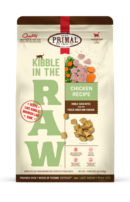 Primal Pet Foods Chicken Recipe Kibble in the Raw Cat Food - 1 - Image 13