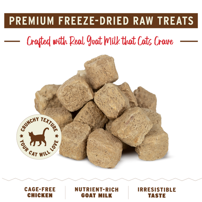 Primal Pet Foods Chicken & Goat Milk The G.O.A.T. Freeze-Dried Raw Cat Treats 2oz - 2 - Image 7