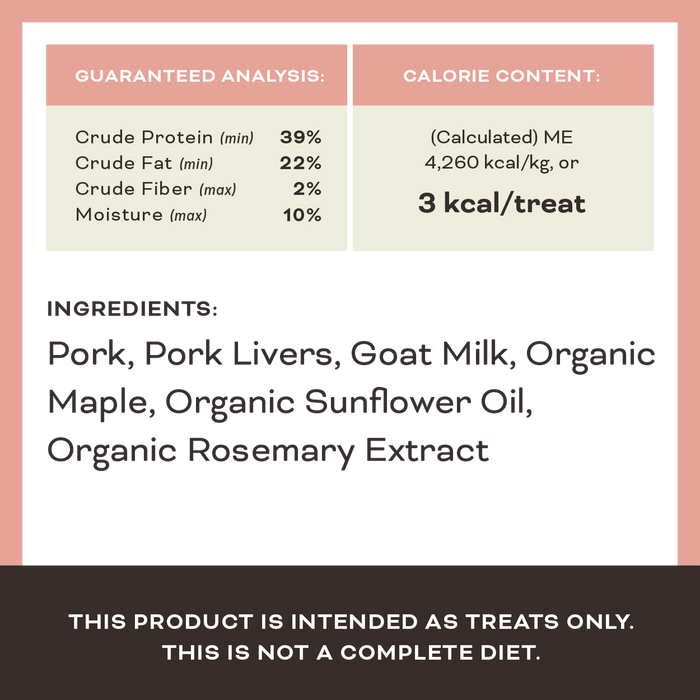 Primal Pet Foods You Maple My Day - Pork & Maple with Goat Milk Dog Treats 2oz - 5 - Image 8