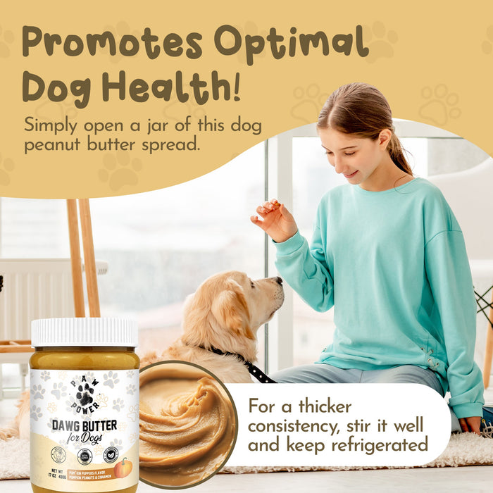 Paw Power Nutrition Dawg Butter Pum'kin Puppers Flavor Food Topper