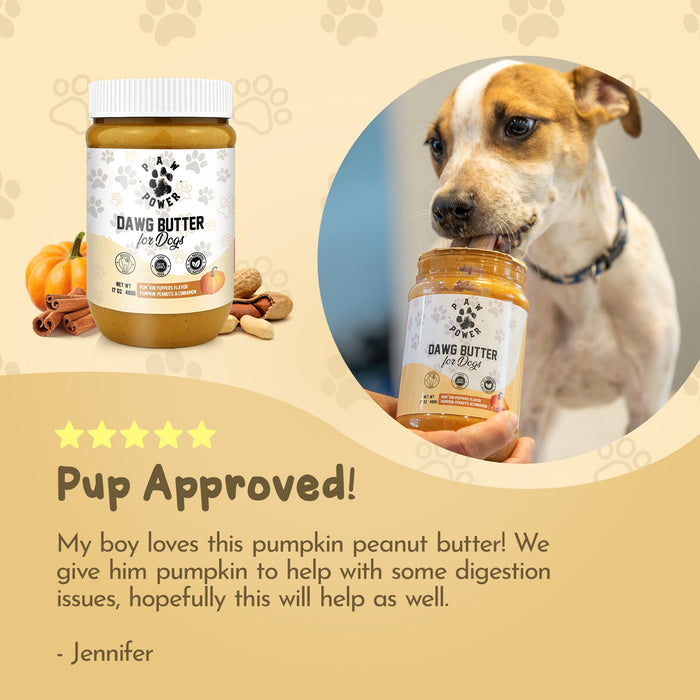 Paw Power Nutrition Dawg Butter Pum'kin Puppers Flavor Food Topper