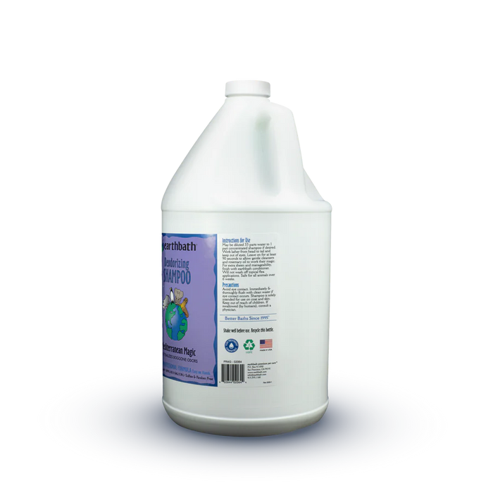 Earthbath Deodorizing Shampoo, Mediterranean Magic 128oz