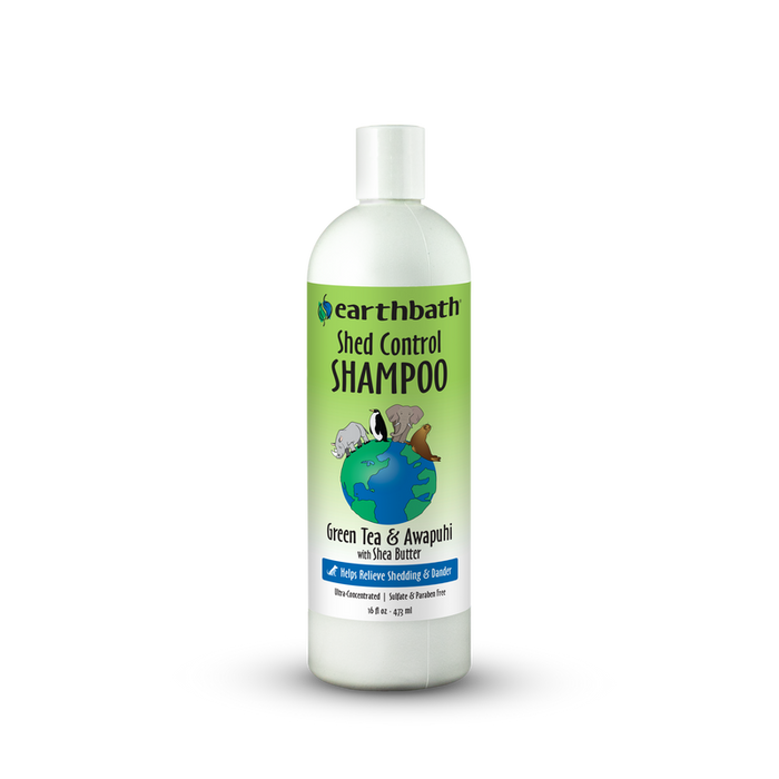 Earthbath Shed Control Shampoo, Green Tea & Awapuhi 16oz