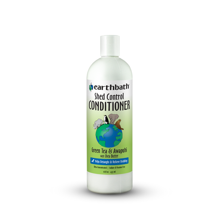 Earthbath Shed Control Conditioner, Green Tea & Awapuhi 16oz