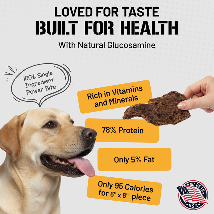 Dog Chits Pet Products Bison Lung Fillet Treats for Dogs - 10 oz
