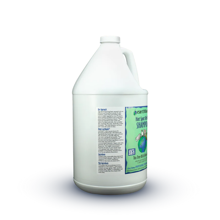 Earthbath Hot Spot Relief Shampoo, Tea Tree & Aloe Vera 128oz