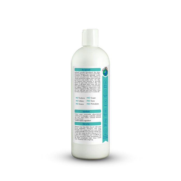 Earthbath Oatmeal & Aloe Conditioner, Fragrance Free 16oz