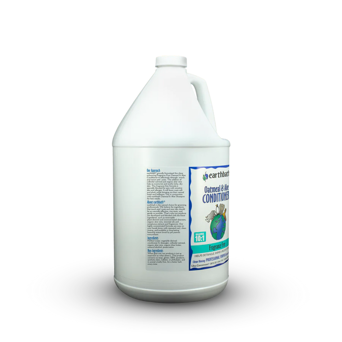 Earthbath Oatmeal & Aloe Conditioner, Fragrance Free 128oz