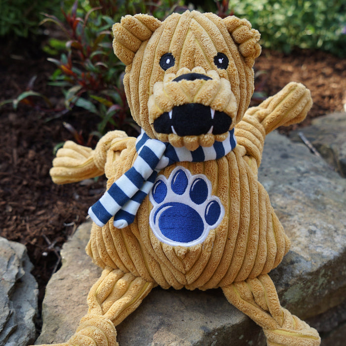 HuggleHounds NCAA Penn State University, Nittany Lion Knottie® Plush Dog Toy