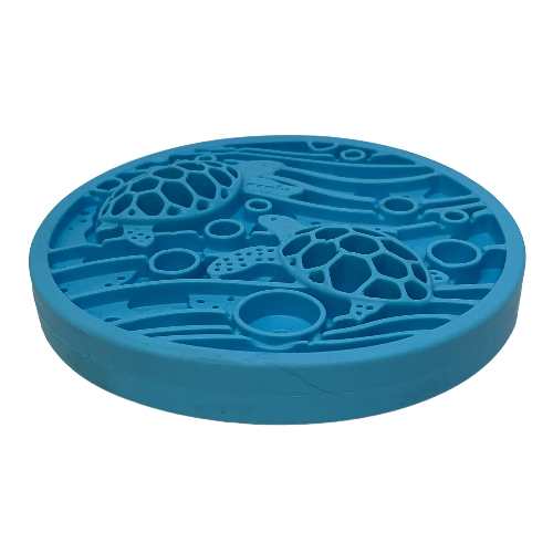 SodaPup Turtle emat-mini Enrichment Lick Mat With Suction Cups