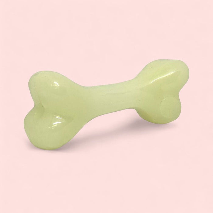 SodaPup PUP-X Synthetic Rubber Chewing & Floating Bone Toy - Glow in the Dark