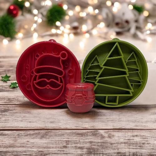 SodaPup Santa Design eBowl Enrichment Slow Feeder Bowl for Dogs