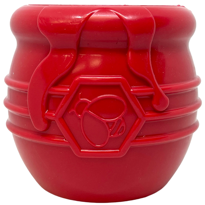 SodaPup Honey Pot Durable PUP-X Rubber eCup Treat Dispenser & Enrichment Toy