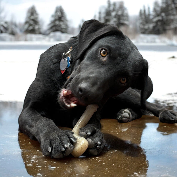 SodaPup Hockey Stick Durable Nylon Chew Toy  - Medium