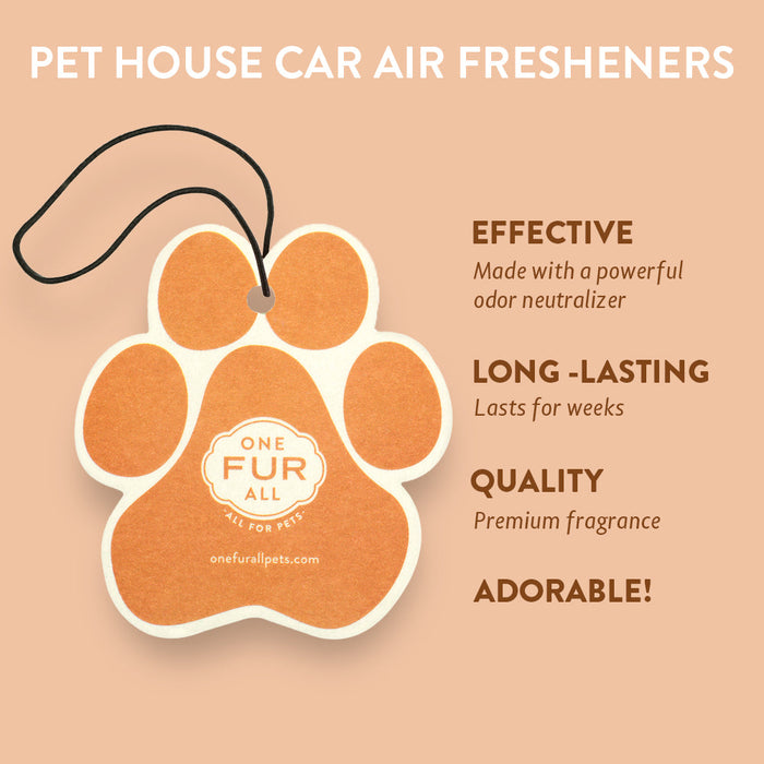 One Fur All Pina Colada Car Air Freshener