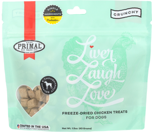 Primal Pet Foods Liver Laugh, Love - Simply Chicken Dog Treats 1.5oz - Image 8