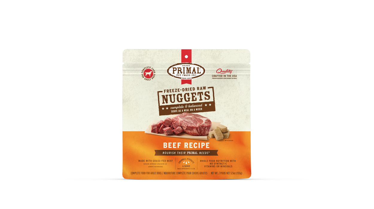 Primal Pet Foods Beef Formula Freeze-Dried Raw Nuggets Dog Food - 1 - Image 13