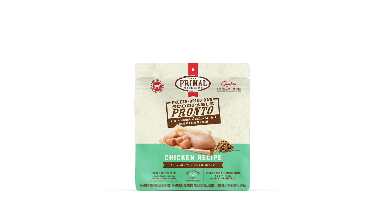 Primal Pet Foods Chicken Formula Freeze-Dried Pronto Dog Food - 1 - Image 12