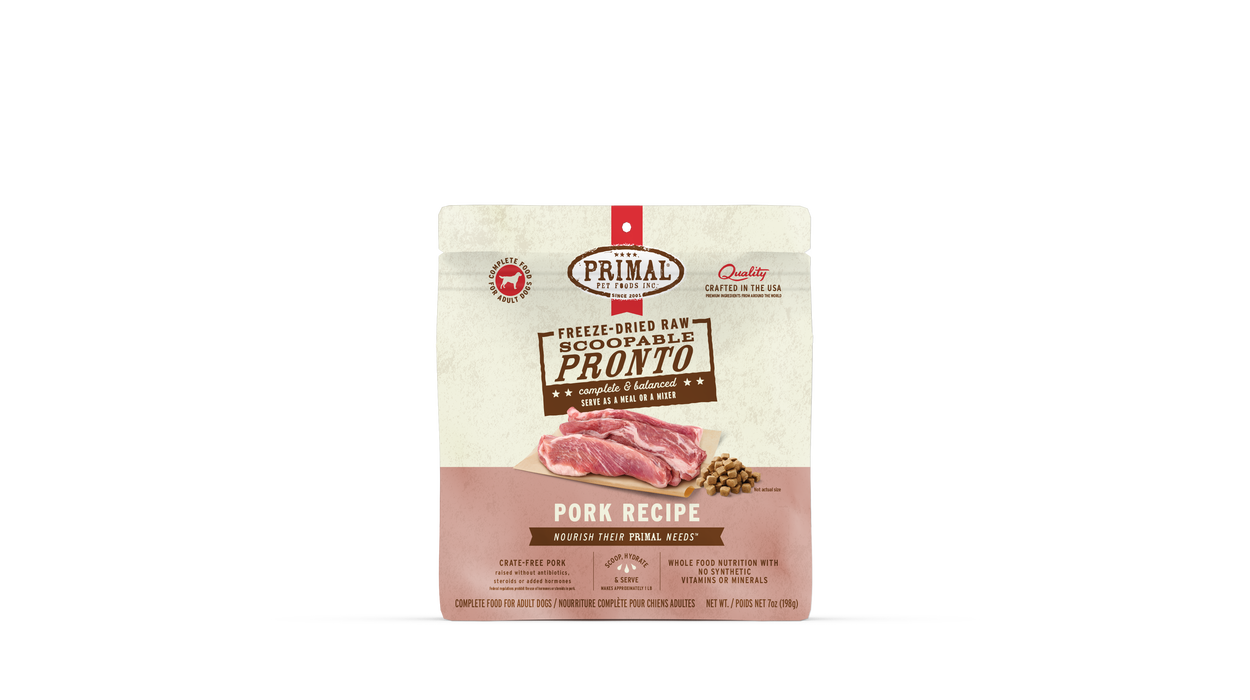 Primal Pet Foods Pork Formula Freeze-Dried Pronto Dog Food - 2 - Image 11