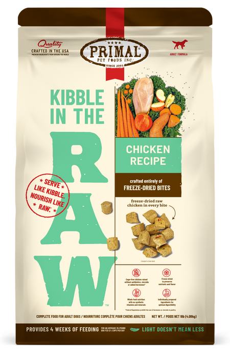 Primal Pet Foods Chicken Recipe Kibble in the Raw Dog Food - 12 - Image 14
