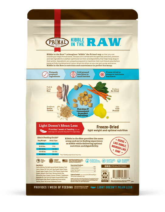 Primal Pet Foods Fish & Pork Recipe Kibble in the Raw Dog Food - 3 - Image 14