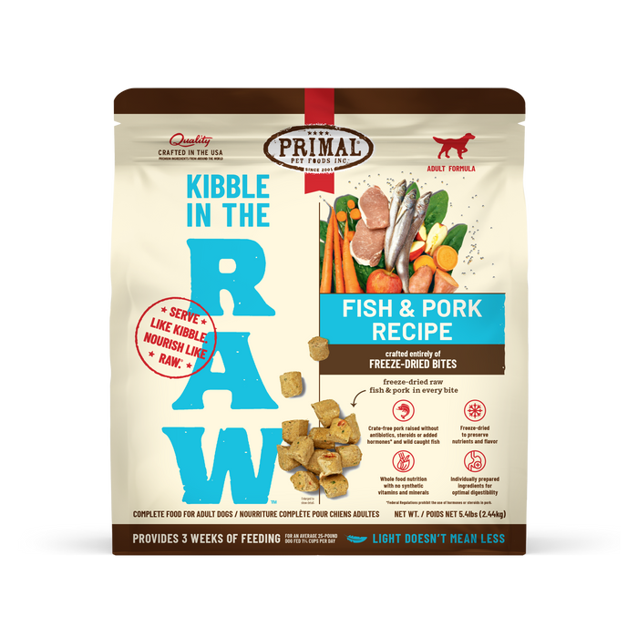 Primal Pet Foods Fish & Pork Recipe Kibble in the Raw Dog Food - 1 - Image 14