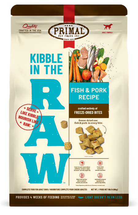 Primal Pet Foods Fish & Pork Recipe Kibble in the Raw Dog Food - 2 - Image 14
